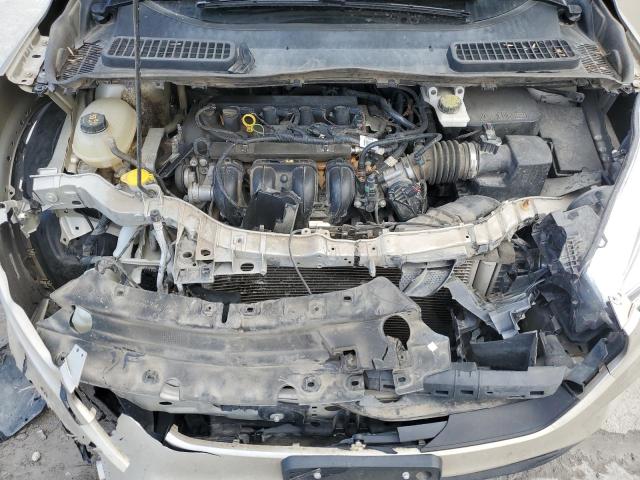 1FMCU0F79HUA93672 - 2017 FORD ESCAPE S BEIGE photo 12