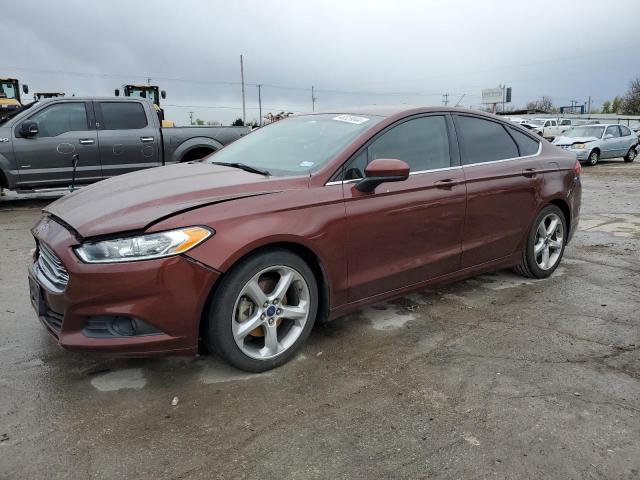3FA6P0G73GR186304 - 2016 FORD FUSION S MAROON photo 1