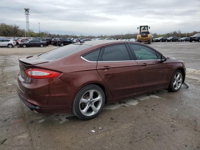 3FA6P0G73GR186304 - 2016 FORD FUSION S MAROON photo 3