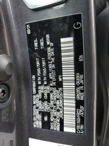 JTEMU5JR8M5926778 - 2021 TOYOTA 4RUNNER SR5/SR5 PREMIUM 灰色 照片 12