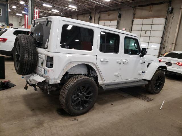 1C4JJXP67MW643405 - 2021 JEEP WRANGLER U SAHARA 4XE WHITE photo 3