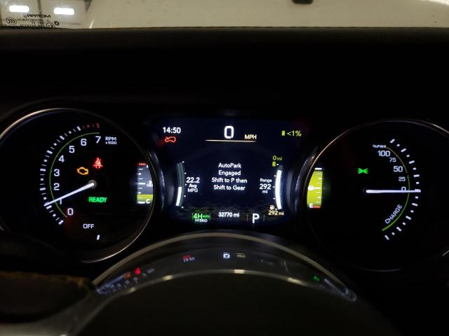 1C4JJXP67MW643405 - 2021 JEEP WRANGLER U SAHARA 4XE WHITE photo 9