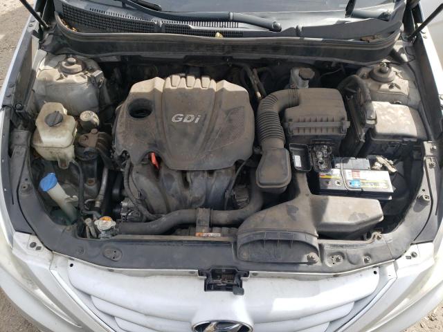 5NPEB4AC4DH597842 - 2013 HYUNDAI SONATA GLS SILVER photo 11