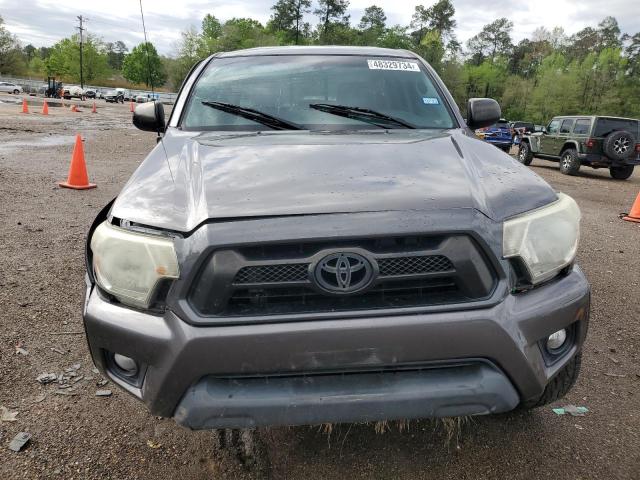 5TFLU4EN8FX125597 - 2015 TOYOTA TACOMA DOUBLE CAB CHARCOAL photo 5