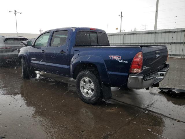 5TELU42N58Z584067 - 2008 TOYOTA TACOMA DOUBLE CAB BLUE photo 2