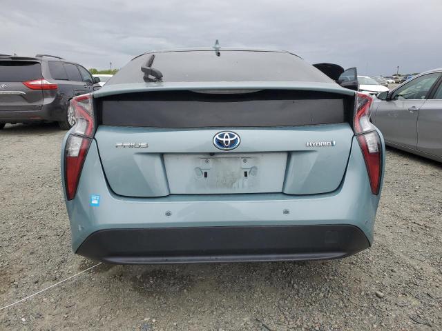 JTDKBRFU3J3071758 - 2018 TOYOTA PRIUS TEAL photo 6