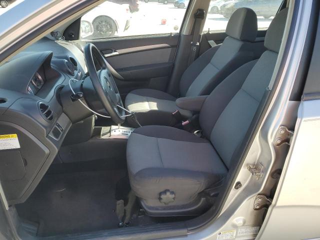 KL1TD66E49B306599 - 2009 CHEVROLET AVEO LS SILVER photo 7