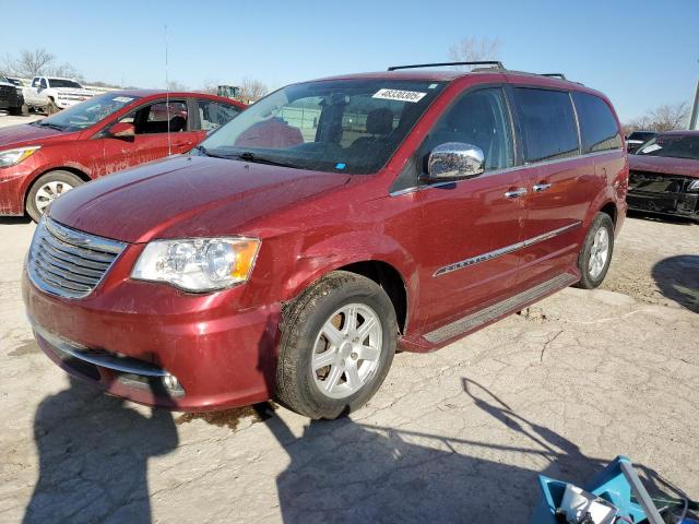 2C4RC1CG0CR400549 - 2012 CHRYSLER TOWN & COU TOURING L MAROON photo 1