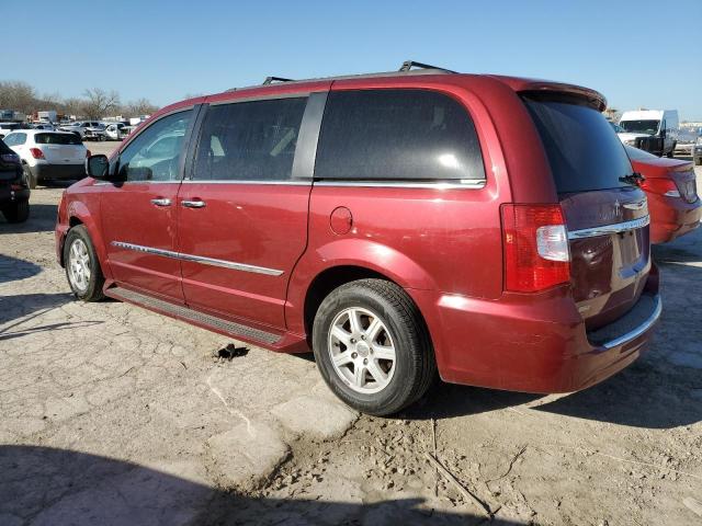 2C4RC1CG0CR400549 - 2012 CHRYSLER TOWN & COU TOURING L MAROON photo 2