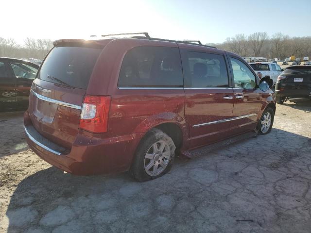 2C4RC1CG0CR400549 - 2012 CHRYSLER TOWN & COU TOURING L MAROON photo 3