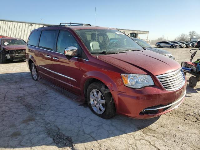 2C4RC1CG0CR400549 - 2012 CHRYSLER TOWN & COU TOURING L MAROON photo 4