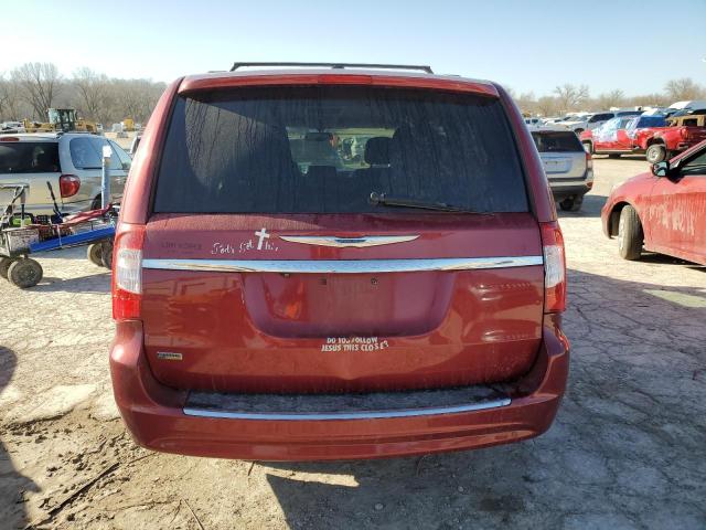 2C4RC1CG0CR400549 - 2012 CHRYSLER TOWN & COU TOURING L MAROON photo 6