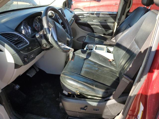 2C4RC1CG0CR400549 - 2012 CHRYSLER TOWN & COU TOURING L MAROON photo 7