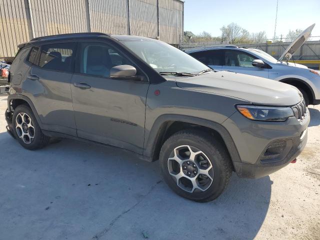 3C4NJDDB0NT130425 - 2022 JEEP COMPASS TRAILHAWK GRAY photo 4