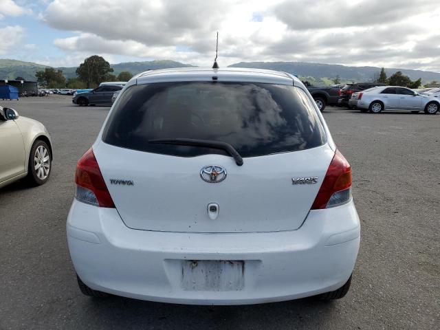 JTDKT903295226653 - 2009 TOYOTA YARIS WHITE photo 6