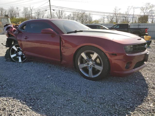 2G1FK1EJ6B9109561 - 2011 CHEVROLET CAMARO 2SS MAROON photo 4