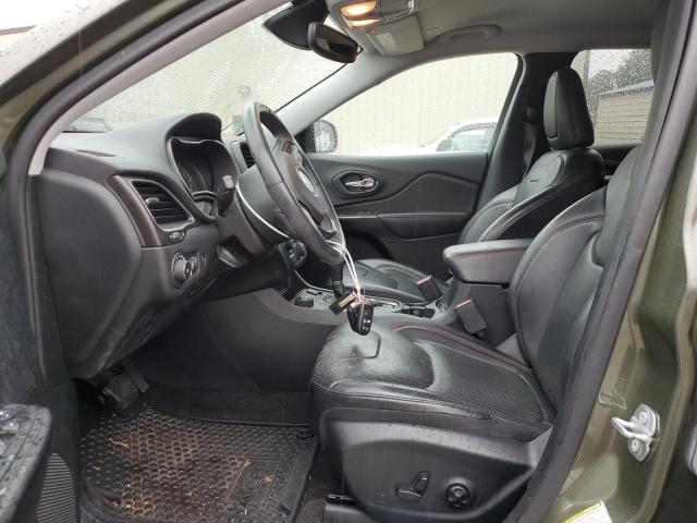 1C4PJMBX5KD167172 - 2019 JEEP CHEROKEE TRAILHAWK მწვანე ფოტო 7