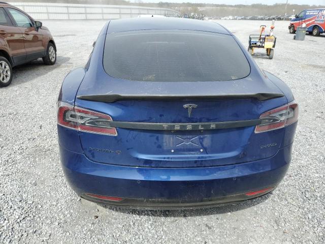 5YJSA1E25GF146783 - 2016 TESLA MODEL S 蓝色 照片 6