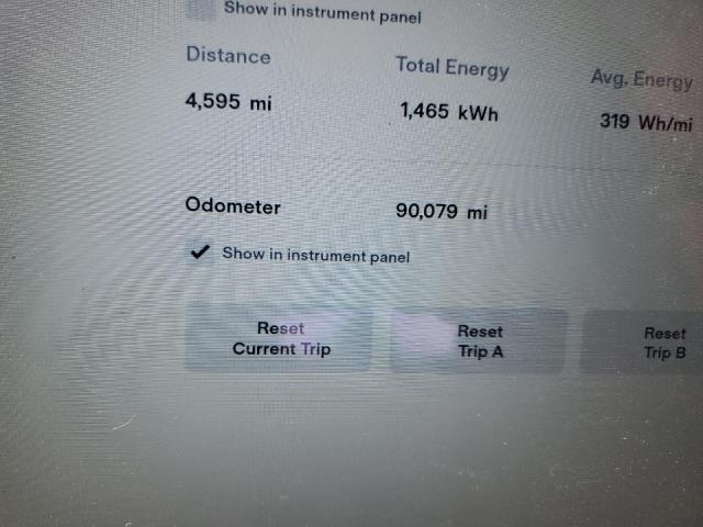 5YJSA1E25GF146783 - 2016 TESLA MODEL S 蓝色 照片 9