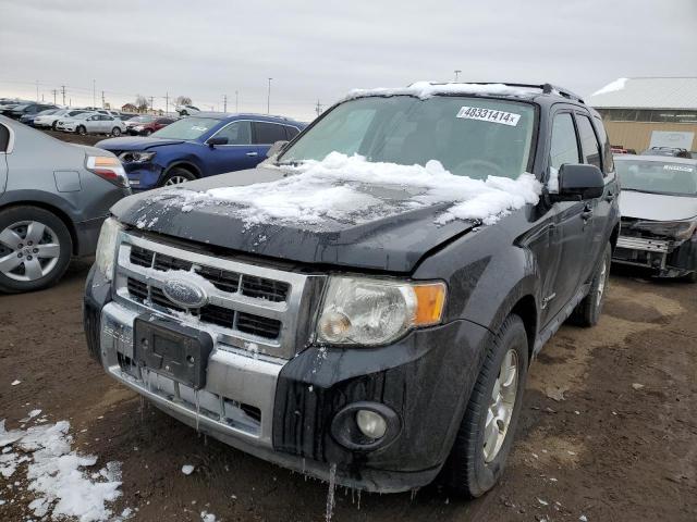 1FMCU59349KA78824 - 2009 FORD ESCAPE HYBRID BLACK photo 1