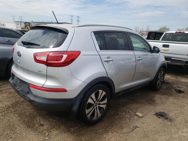 KNDPCCA23C7203645 - 2012 KIA SPORTAGE EX SILVER photo 3