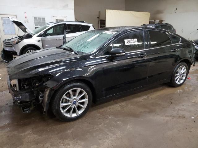 3FA6P0H73HR341627 - 2017 FORD FUSION SE BLACK photo 1