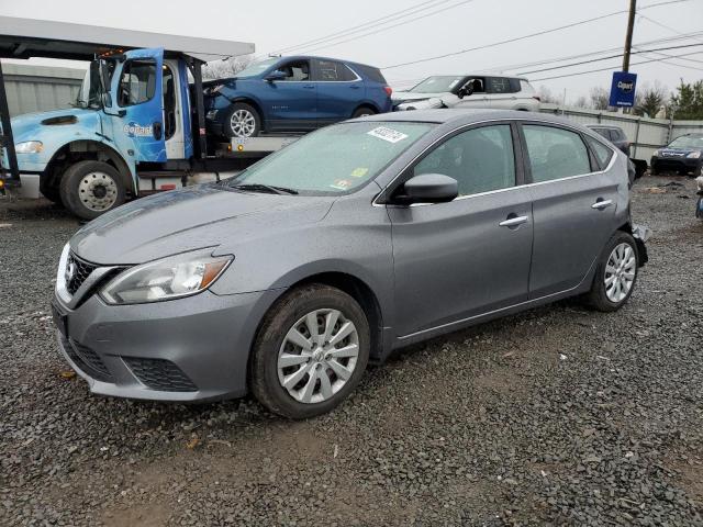 3N1AB7APXHY356236 - 2017 NISSAN SENTRA S GRAY photo 1