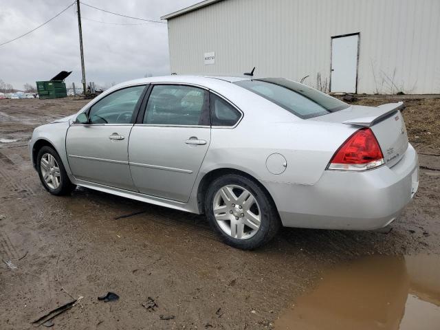 2G1WB5E38D1150106 - 2013 CHEVROLET IMPALA LT SILVER photo 2