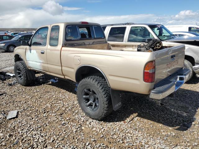 4TAWN72NXTZ185649 - 1996 TOYOTA TACOMA XTRACAB GOLD photo 2