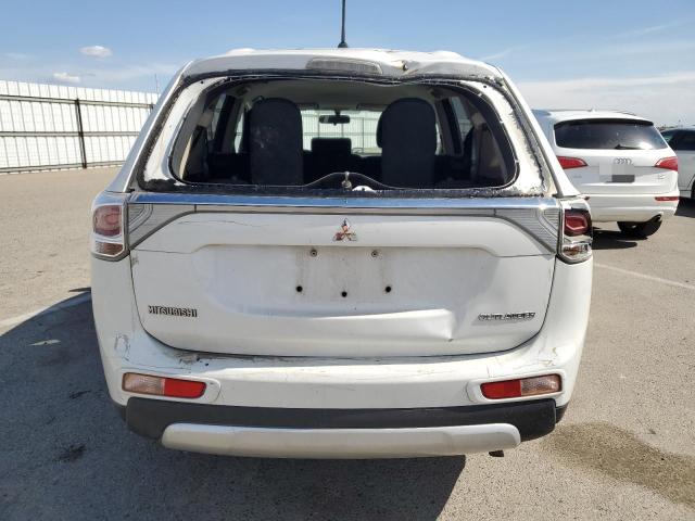 JA4AD2A36FZ011290 - 2015 MITSUBISHI OUTLANDER ES WHITE photo 6