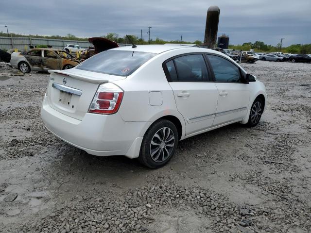 3N1AB6AP9BL650192 - 2011 NISSAN SENTRA 2.0 WHITE photo 3