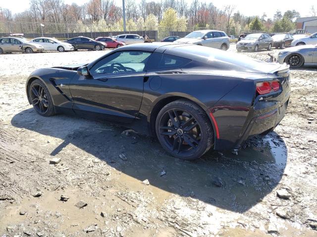 1G1YA2D76E5110492 - 2014 CHEVROLET CORVETTE STINGRAY 1LT BLACK photo 2