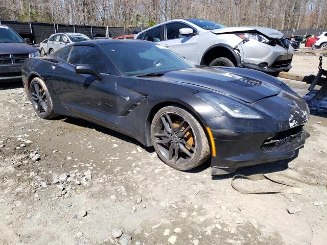 1G1YA2D76E5110492 - 2014 CHEVROLET CORVETTE STINGRAY 1LT BLACK photo 4
