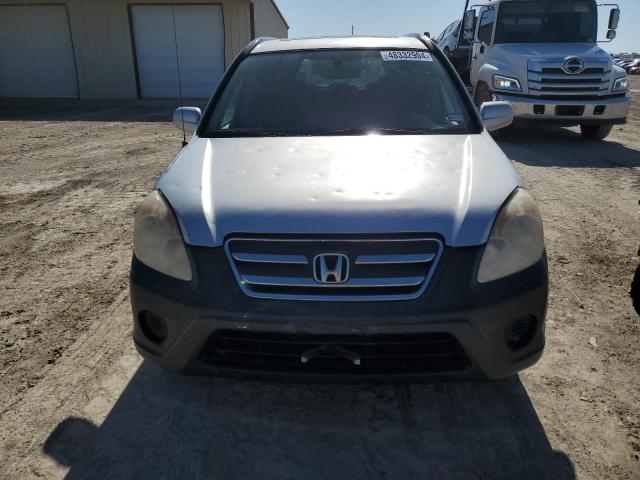 JHLRD78835C007855 - 2005 HONDA CR-V EX GRAY photo 5