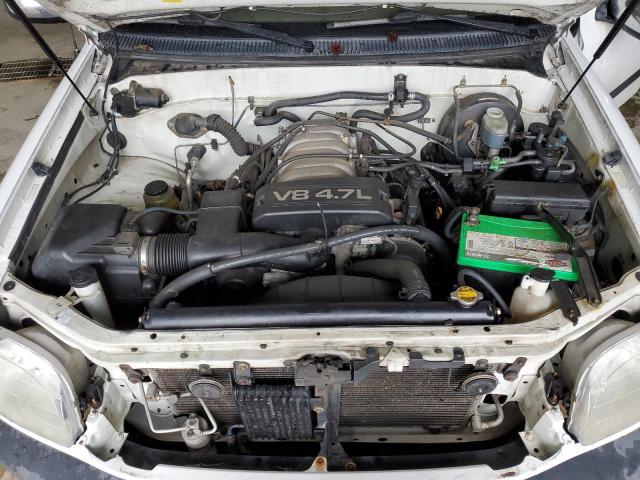 5TBBT4412YS015014 - 2000 TOYOTA TUNDRA ACCESS CAB თეთრი ფოტო 11