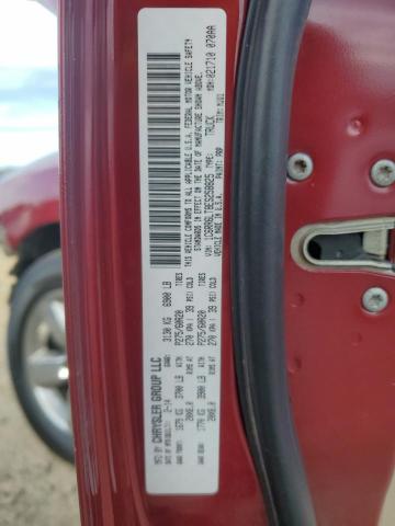 1C6RR6LT8ES258825 - 2014 RAM 1500 SLT MAROON photo 12