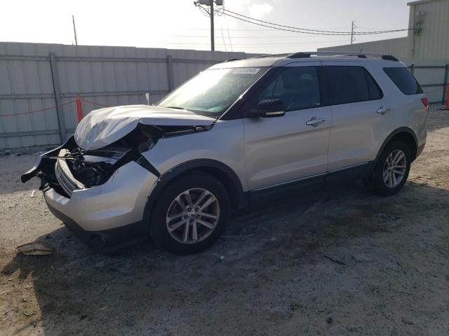 1FM5K7D80EGB98792 - 2014 FORD EXPLORER XLT SILVER photo 1