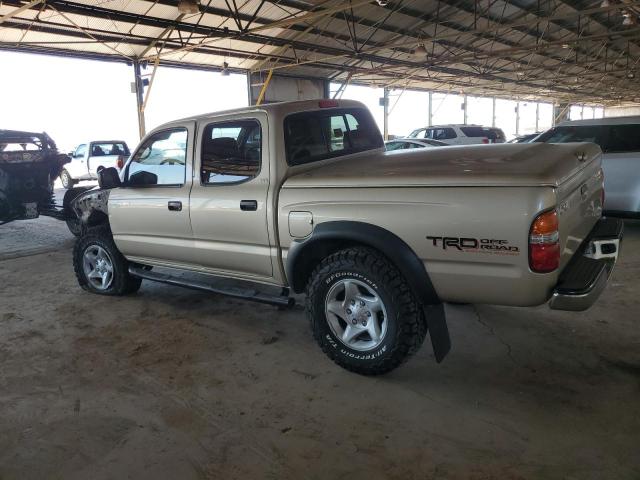 5TEGN92N53Z160571 - 2003 TOYOTA TACOMA DOUBLE CAB PRERUNNER GOLD photo 2