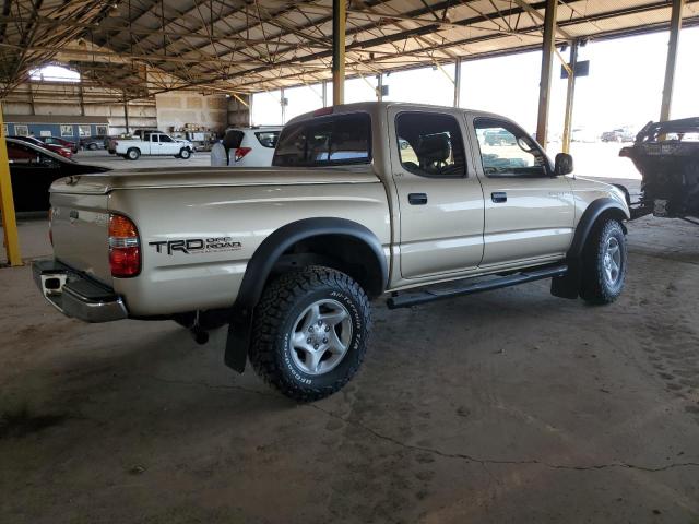 5TEGN92N53Z160571 - 2003 TOYOTA TACOMA DOUBLE CAB PRERUNNER GOLD photo 3