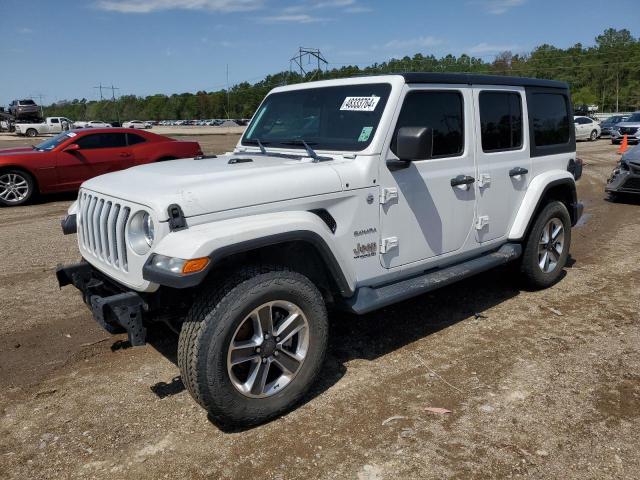 1C4HJXEG1LW298784 - 2020 JEEP WRANGLER U SAHARA WHITE photo 1