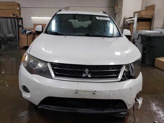 JA4LT21W88Z005161 - 2008 MITSUBISHI OUTLANDER ES WHITE photo 5