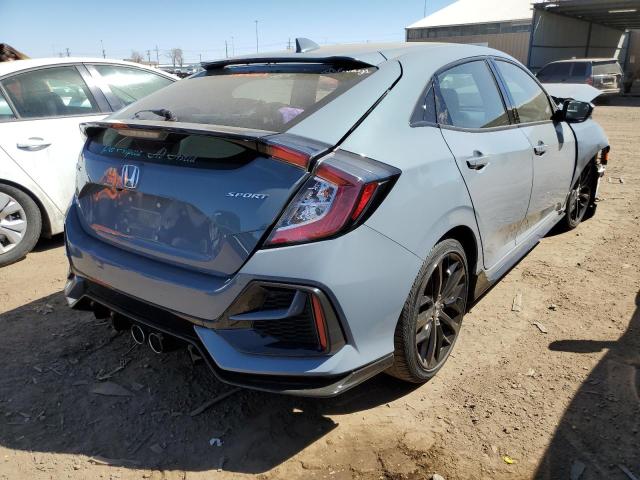 SHHFK7G44MU229213 - 2021 HONDA CIVIC SPORT 青色 照片 3