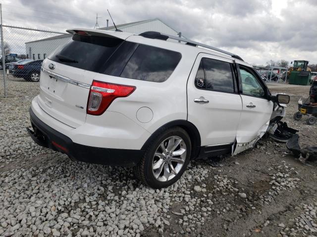 1FM5K8F8XFGB09055 - 2015 FORD EXPLORER LIMITED WHITE photo 3