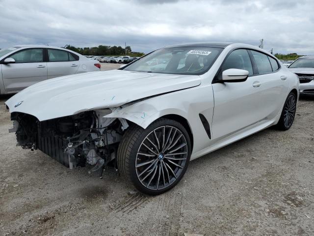 WBAGV8C09NCG94008 - 2022 BMW M850XI WHITE photo 1