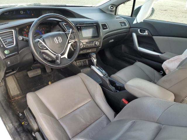 2HGFG3B09FH529988 - 2015 HONDA CIVIC EXL თეთრი ფოტო 8