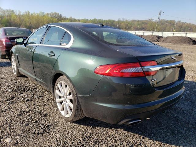 SAJWA0HBXCLS26810 - 2012 JAGUAR XF PORTFOLIO GREEN photo 2