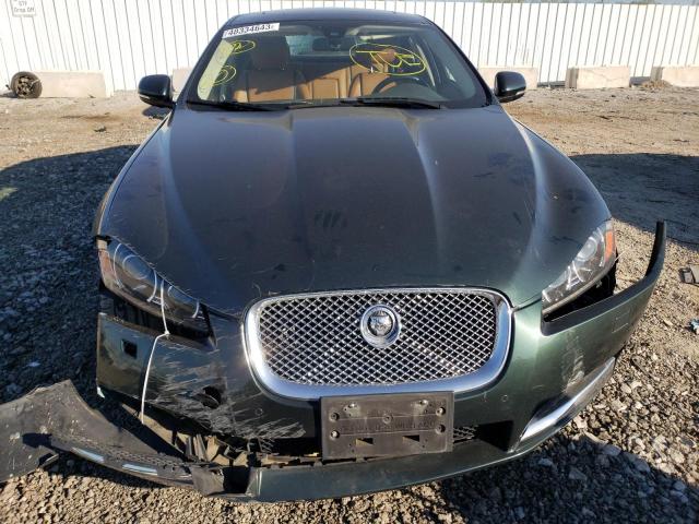 SAJWA0HBXCLS26810 - 2012 JAGUAR XF PORTFOLIO GREEN photo 5