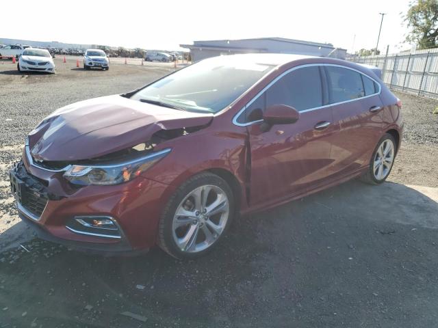 3G1BF6SM1JS647911 - 2018 CHEVROLET CRUZE PREMIER RED photo 1