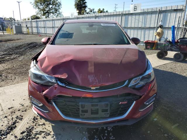 3G1BF6SM1JS647911 - 2018 CHEVROLET CRUZE PREMIER RED photo 5