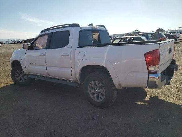 3TMCZ5AN3HM091445 - 2017 TOYOTA TACOMA DOUBLE CAB WHITE photo 2